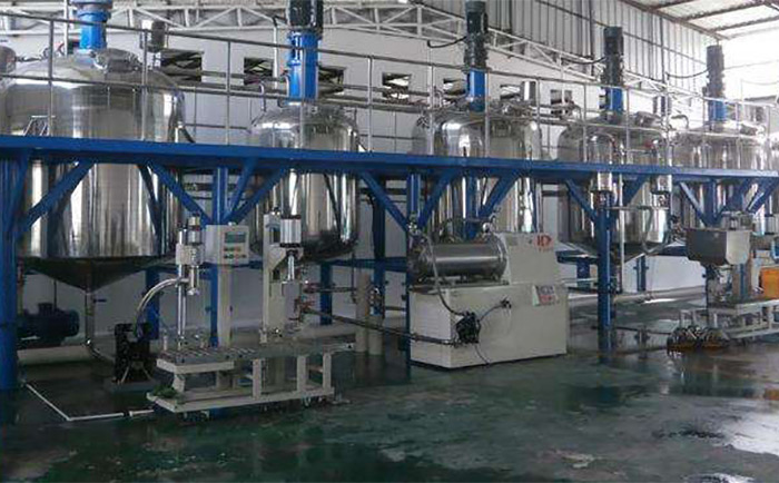 （圖：水性涂料生產制作）