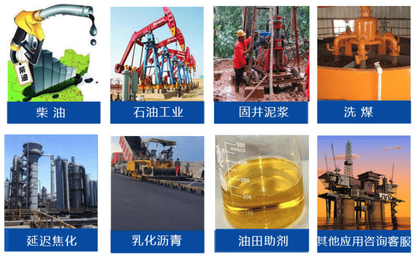 (圖:南輝選礦用消泡劑運用領域)