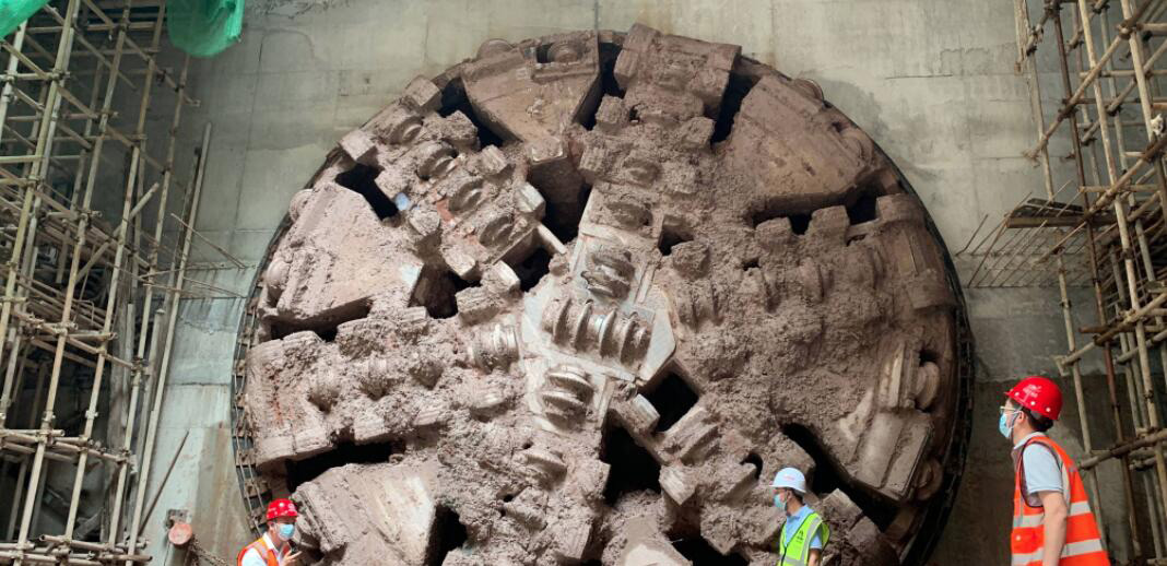 （圖：南輝管廊挖掘消泡劑應用）