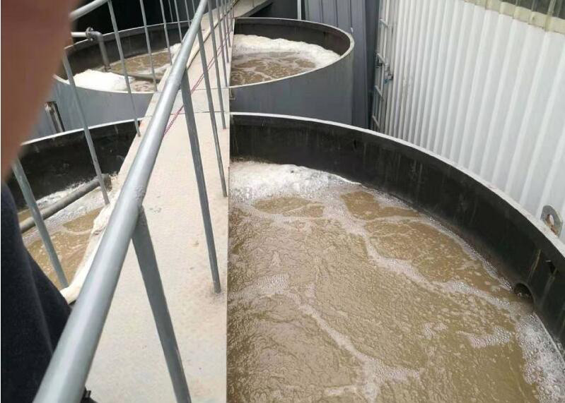 （圖：南輝酒廠污水處理消泡劑應用）